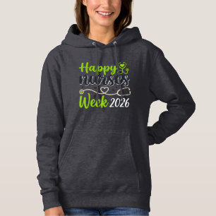 Camiseta Feliz Semana das Enfermeiras 2026 Design de Esteto