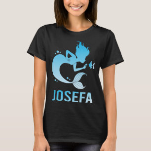 Camiseta Feliz Sereia - Nome Josefa
