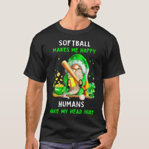Camiseta Feliz Shamrock do Gnome do Dia de São Patrício com