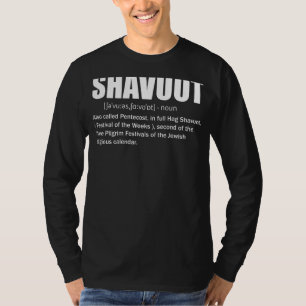 Camiseta Feliz Shavuot Definition Happy Shavuot Jewele