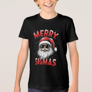 Camiseta Feliz Sigmas Engraçado Gen Alpha no Natal da escol