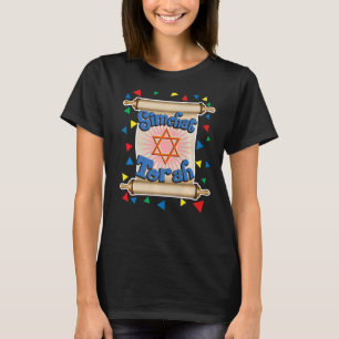 Camiseta Feliz Simchat Torah Para Homens Mulheres Crianças