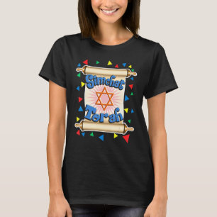 Camiseta Feliz Simchat Torah Para Homens Mulheres Crianças