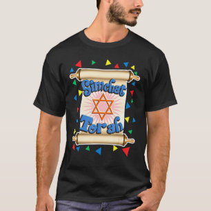 Camiseta Feliz Simchat Torah Para Homens Mulheres Crianças