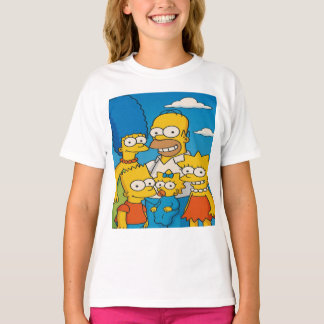 Camiseta Feliz Simpsons Family Divertimento