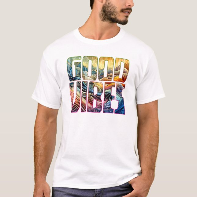 Camiseta Feliz Soa Boa Viba Cor Burst (Frente)
