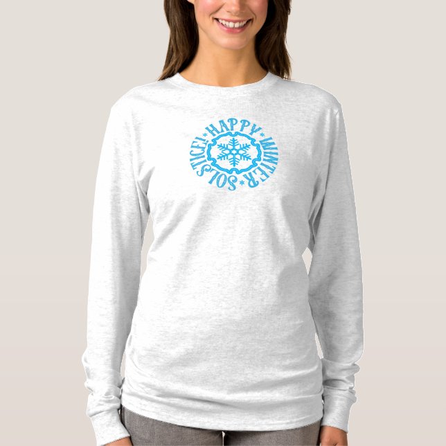 Camiseta Feliz Solstício de Inverno! (Frente)