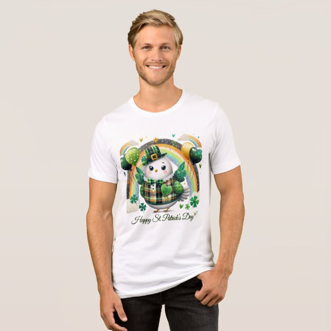 Camiseta Feliz St. Patrick's Masculino  (Frente Completa)