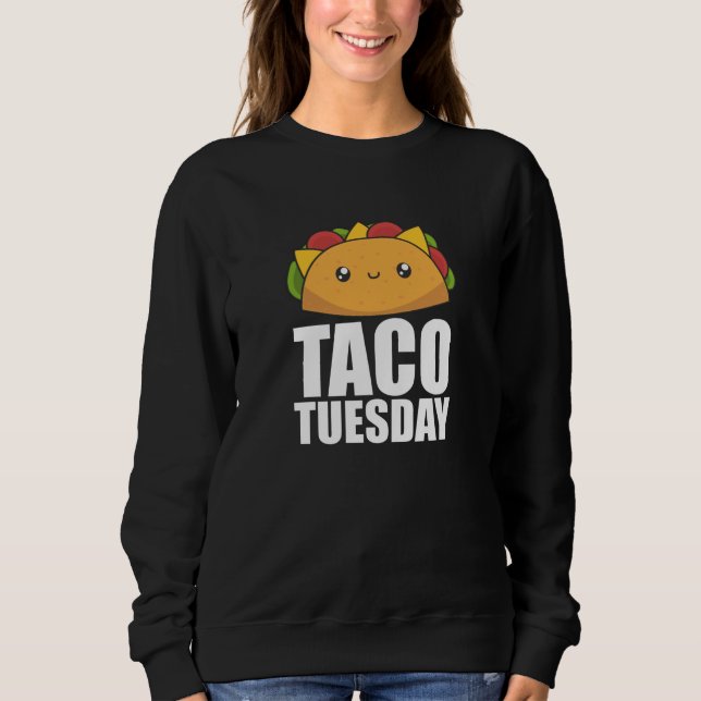 Camiseta Feliz Taco Terça-feira - Comida mexicana (Frente)