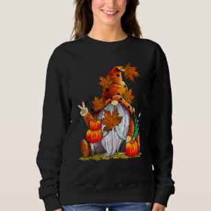 Camiseta Feliz Temporada de Outono para Todos Gnome Abóbora
