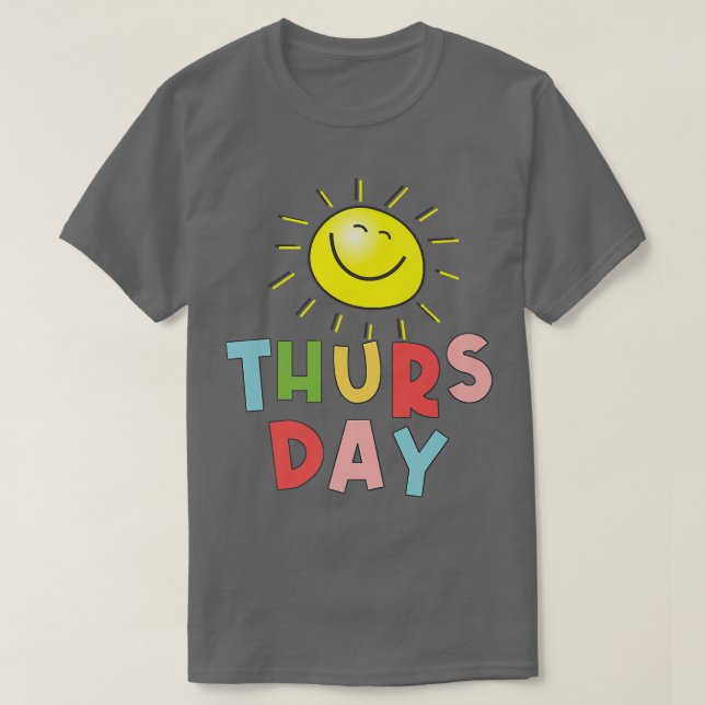 Camiseta Feliz Terça-feira Brilhante (Frente do Design)