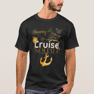 Camiseta Feliz Trilha de Aniversário do Cruzeiro Navio Fest