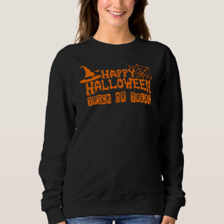 Camiseta Feliz truque de Dia das Bruxas ou Trate Mulheres