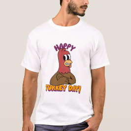 Camiseta Feliz Turco de Ação de Graças