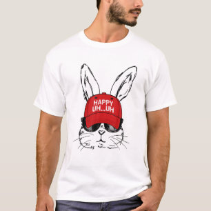 Camiseta Feliz Uh Uh Um Bonito Rosto Enrolado Óculos Enrola