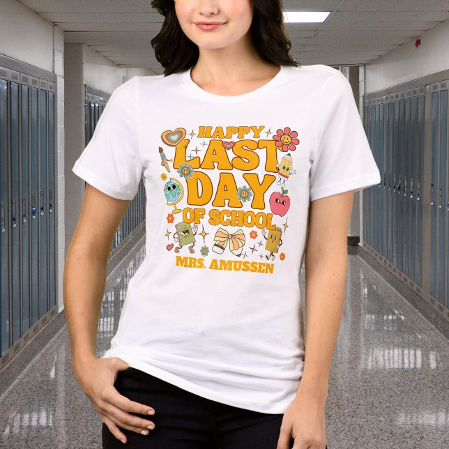 Camiseta Feliz Último Dia de Aula (Criador carregado)