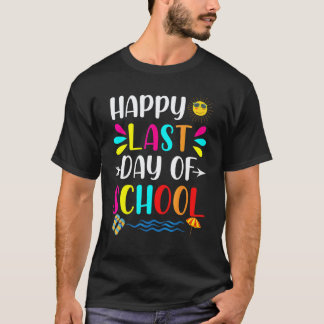 Camiseta Feliz Último Dia De Aula  Alunos E Professores 2