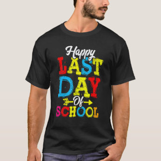Camiseta Feliz Último Dia De Aula  Graduação Professor Alun