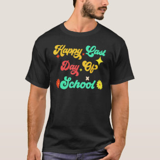 Camiseta Feliz Último Dia De Aula Olá Verão Alunos & 