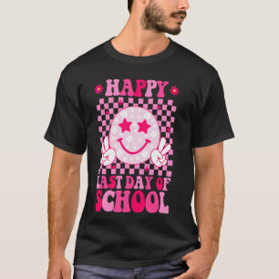 Camiseta Feliz Último Dia de Aula Professores Alunos Menino