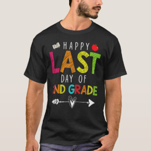 Camiseta Feliz Último Dia Do 2º Ano Professor Alunos