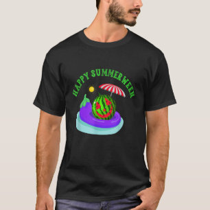 Camiseta Feliz Verão, Verão Esculpido, Hallowee De Melanc