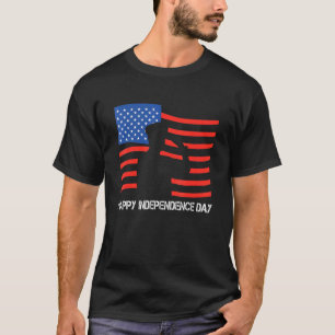 Camiseta Feliz Veterano da Independência Orgulhoso Soldado