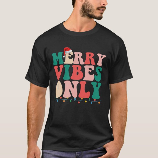 Camiseta Feliz Viba Somente a Família de Férias de Natal (Frente)