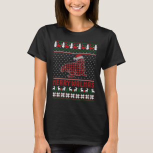 Camiseta Feliz Walmas Ugly Christmas Sweater Walrus Sea Ani