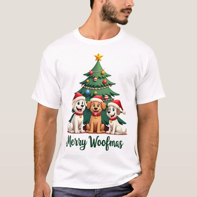 Camiseta Feliz Woofmas (2) (Frente)