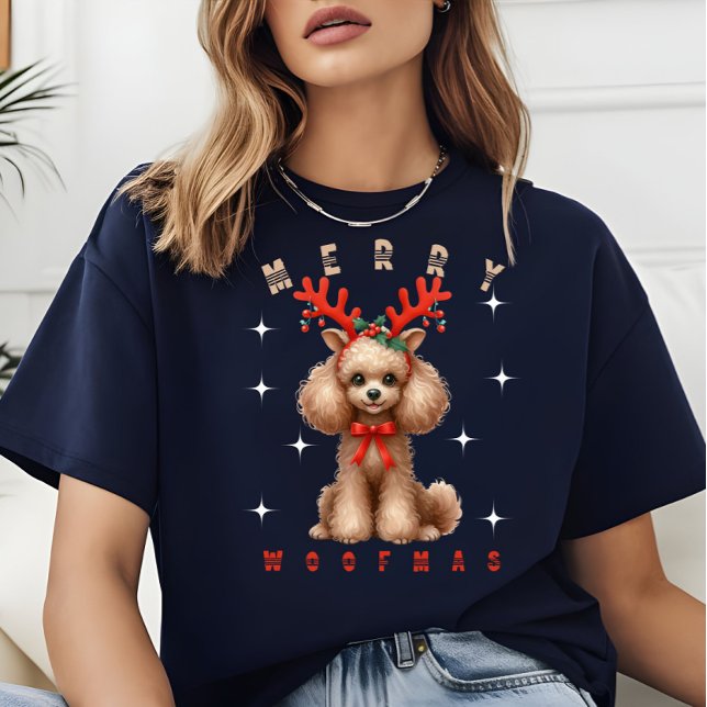Camiseta Feliz Woofmas Natal (Criador carregado)