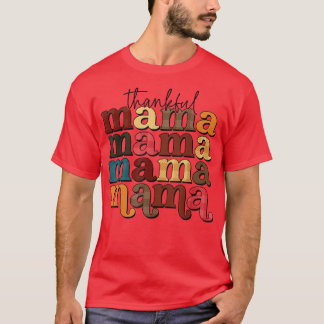 Camiseta Feliz Xadrez de Mama Buffalo outono de outono Graç
