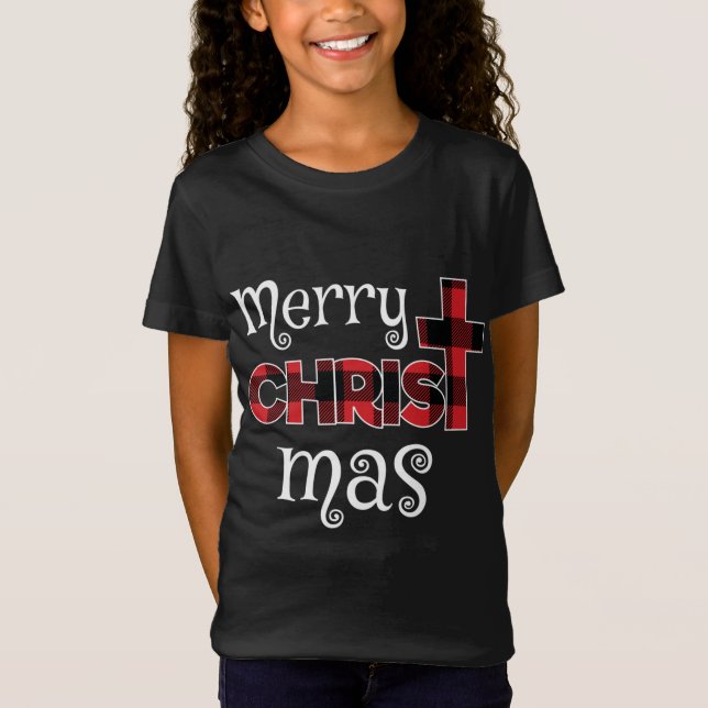 Camiseta Feliz Xadrez de Natal (Frente)