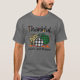 Camiseta Feliz Xadrez-Leopardo--Abençoada, Pumpkin