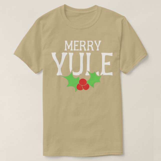 Camiseta Feliz Yule3 (Frente do Design)