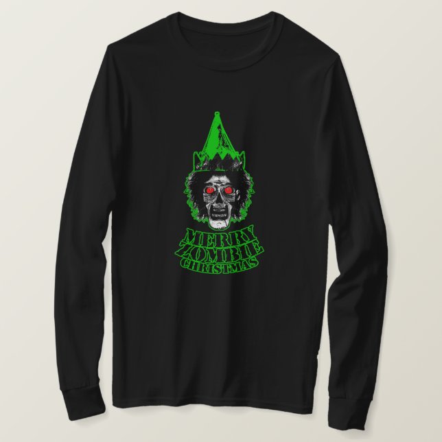 Camiseta Feliz Zombie Natal (Frente do Design)