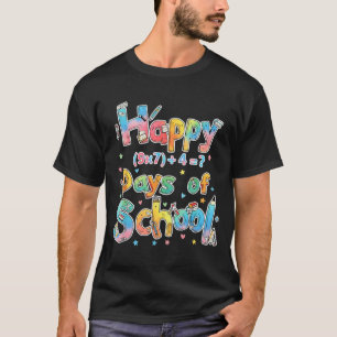 Camiseta Felizes 67 Dias De Aula Equação Matemática Profess