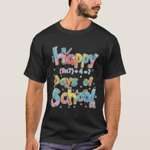 Camiseta Felizes 67 Dias De Aula Equação Matemática Profess