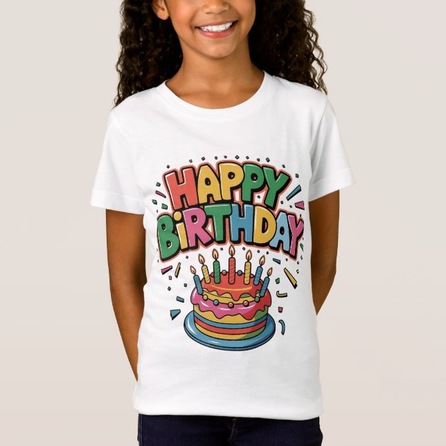 Camiseta Felizes aniversários (Frente)