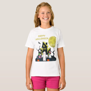 Camiseta Felizes Crianças Negras de Halloween