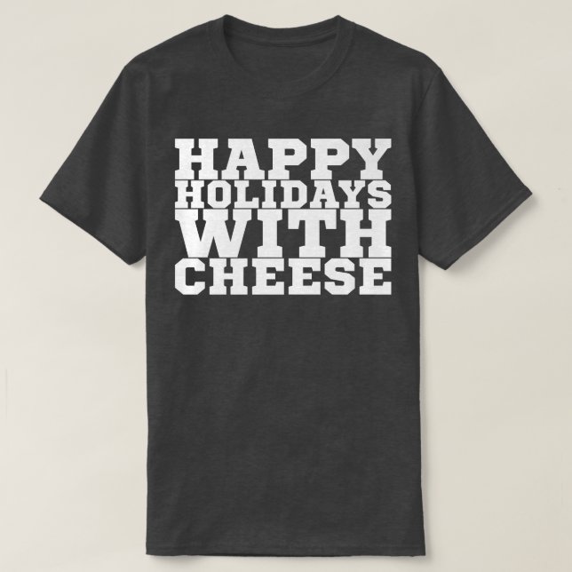 Camiseta Felizes Férias com Queijo (Frente do Design)