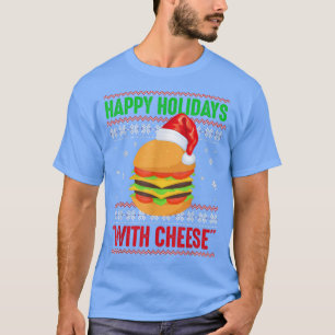 Camiseta Felizes Férias com Queijo Natal Burger F