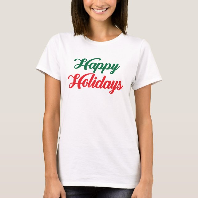 CAMISETA FELIZES HOLIDAYS (Frente)