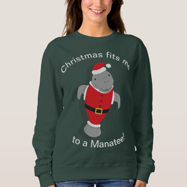 Camiseta Felny Manatee Papais noeis Natal (Frente)