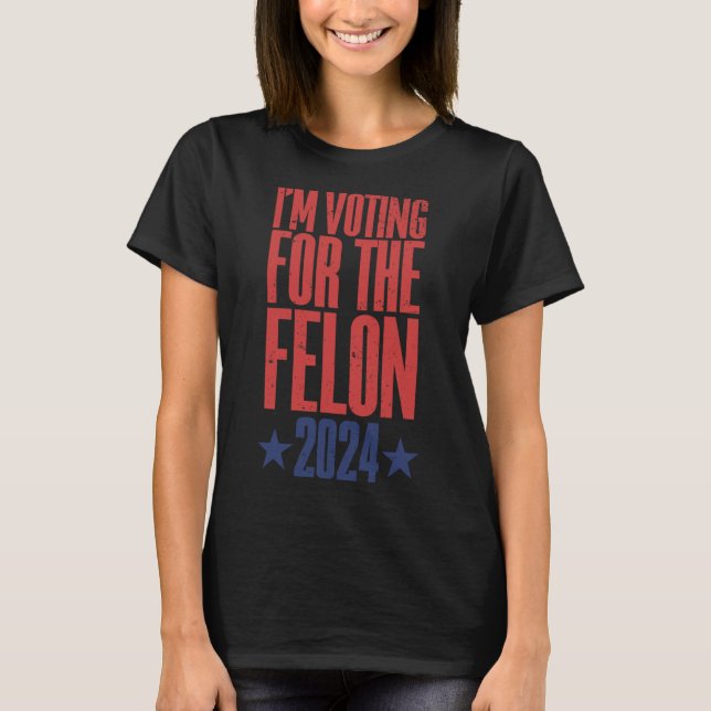 Camiseta Felon condenado em 2024 9 (Frente)