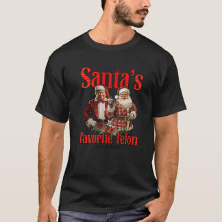Camiseta Felon Favorito dos papais noeis desde o Natal de 2