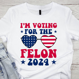 Camiseta Felon Patriótico