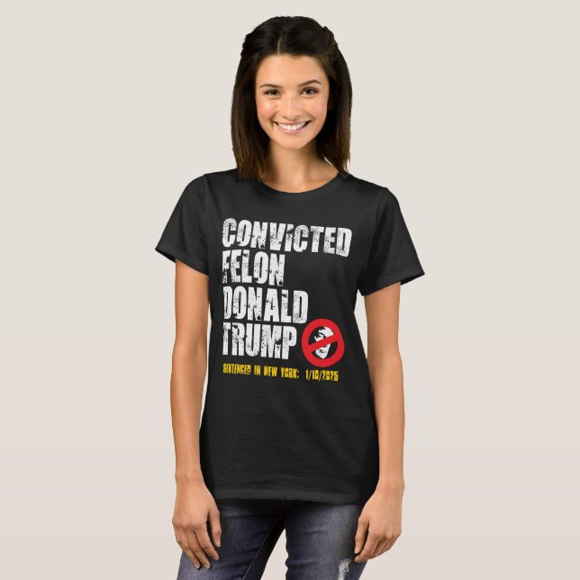 Camiseta Felon's Day Donald Trump (Frente Completa)