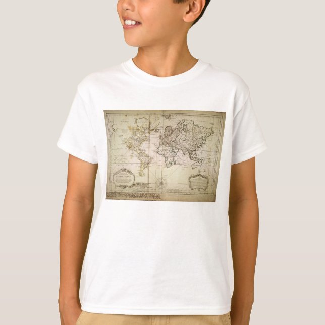Camiseta Felpudo Express® Old Map #5 Kid (Frente)