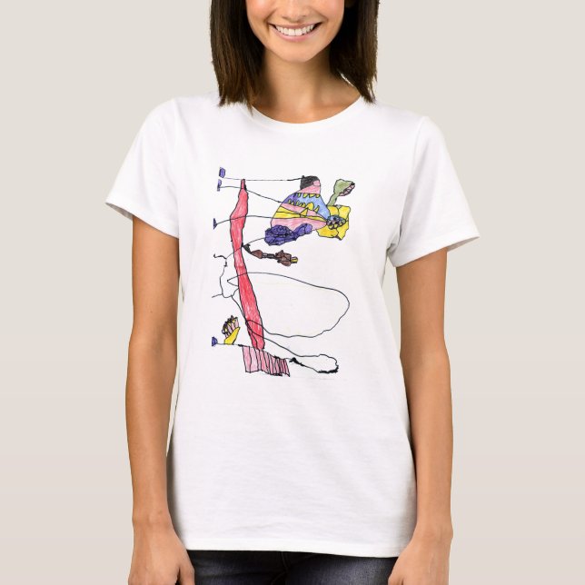 Camiseta Felpudo Express® Ops Gzilla Tente 2 Ângulos Com Wo (Frente)